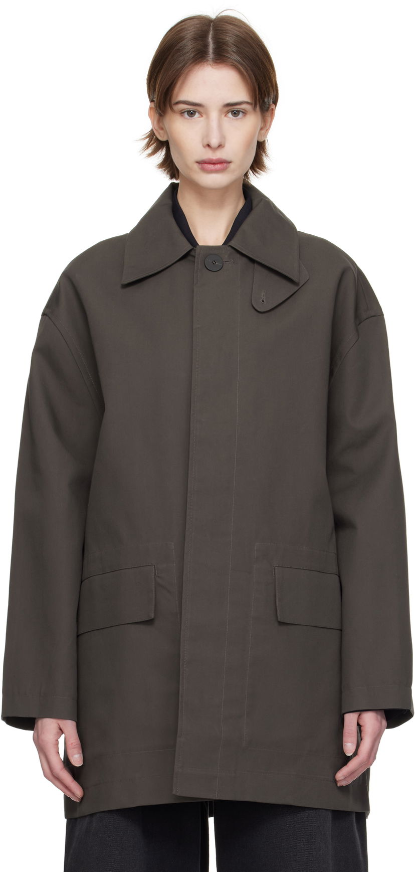 Vetrovka Studio Nicholson Studio Nicholson Measure Jacket Zelena | MEASURE SN - 751