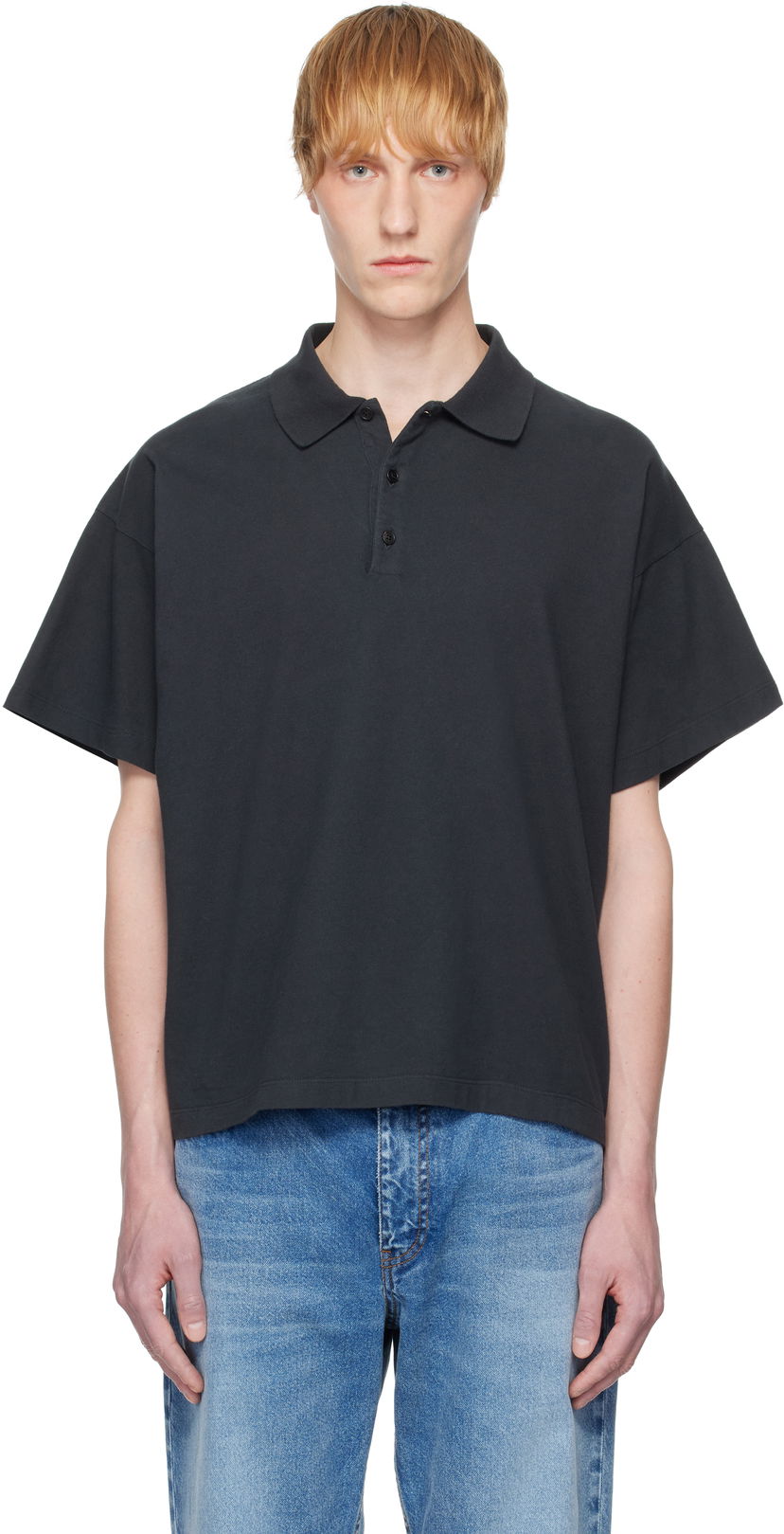 Polo majica The Row The Row Bry Polo Črna | 931-K526