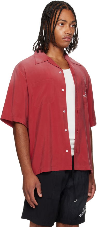 Srajce AMIRI AMIRI Hollywood Bowling Shirt Rdeča | AMSTCA1154, 1