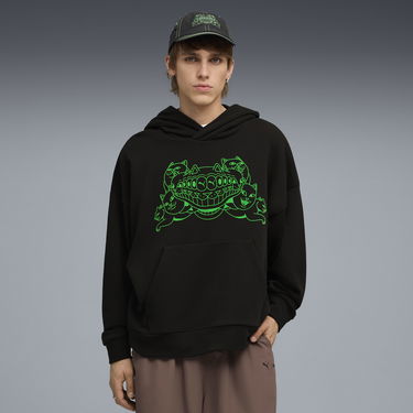 Pulover Puma PUMA x RIPNDIP Relaxed Fit Hoodie Črna | 632414_01, 0