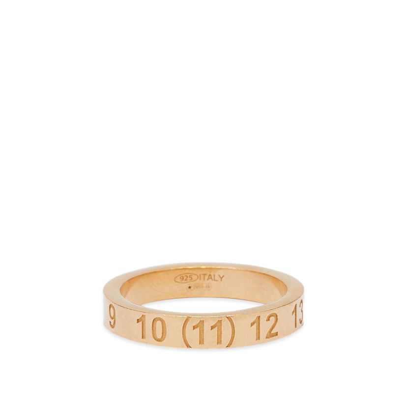 Prstan Maison Margiela Embossed Number Logo Band Ring Kovinski | SI8UQ0001-SV0129-950