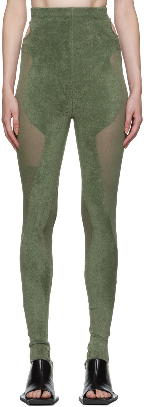 Pajkice Dion Lee Chenille Leggings Zelena | C7128P22