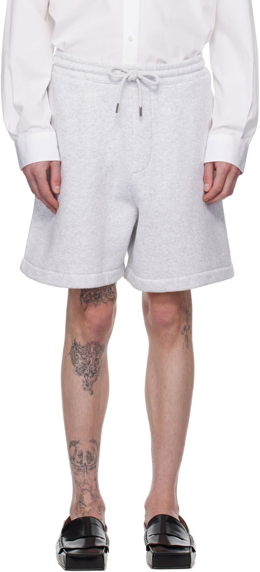 Kratke hlače Jacquemus Jacquemus 'The Torneo' Sweatshorts Siva | 25E255JS313-2465
