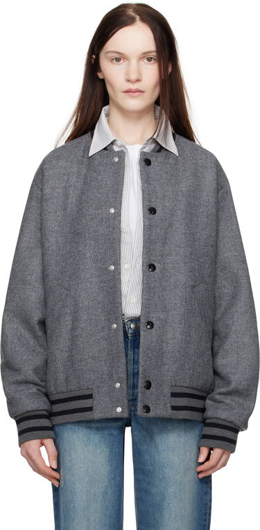 Bomber jakna A.P.C. Wool Bomber Jacket Siva | WVBEB-M02974, 0