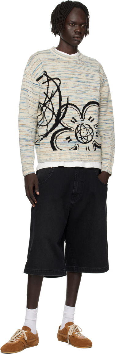 Pleteni pulover KENZO Kenzo Paris Futura 2000 Edition Reversible Sweater Večbarvna | FF65PU7513CJ, 3