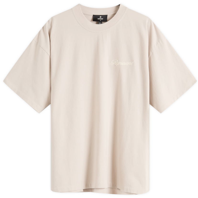 Majica Represent Clo Script Logo T-Shirt, Size Large Bež | MLM100026-25