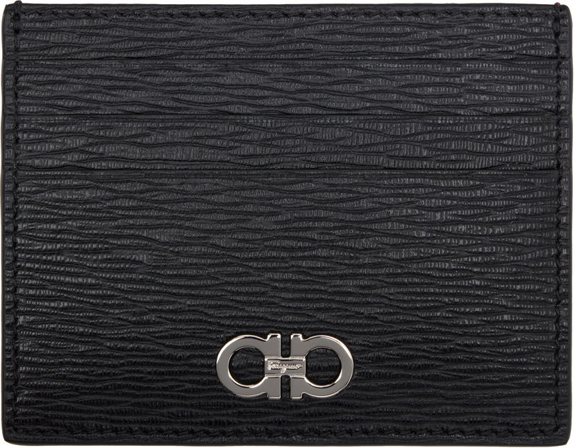 Denarnica FERRAGAMO Card Holder Črna | 698914