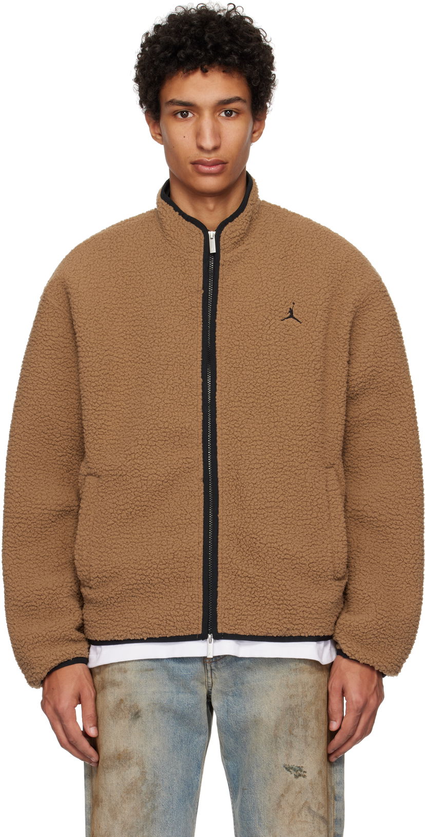 Jakna Jordan Jordan High-Pile Fleece Jacket Rjava | FV7448-223