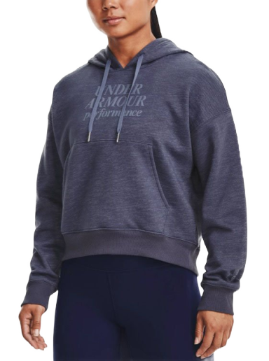 Pulover Under Armour Hoodie Essential Script Modra | 1374107-558