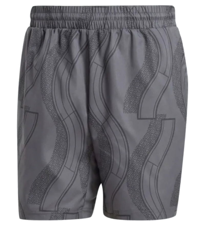 Kratke hlače adidas Originals Club Graphic Tennis Shorts Siva | IP1884