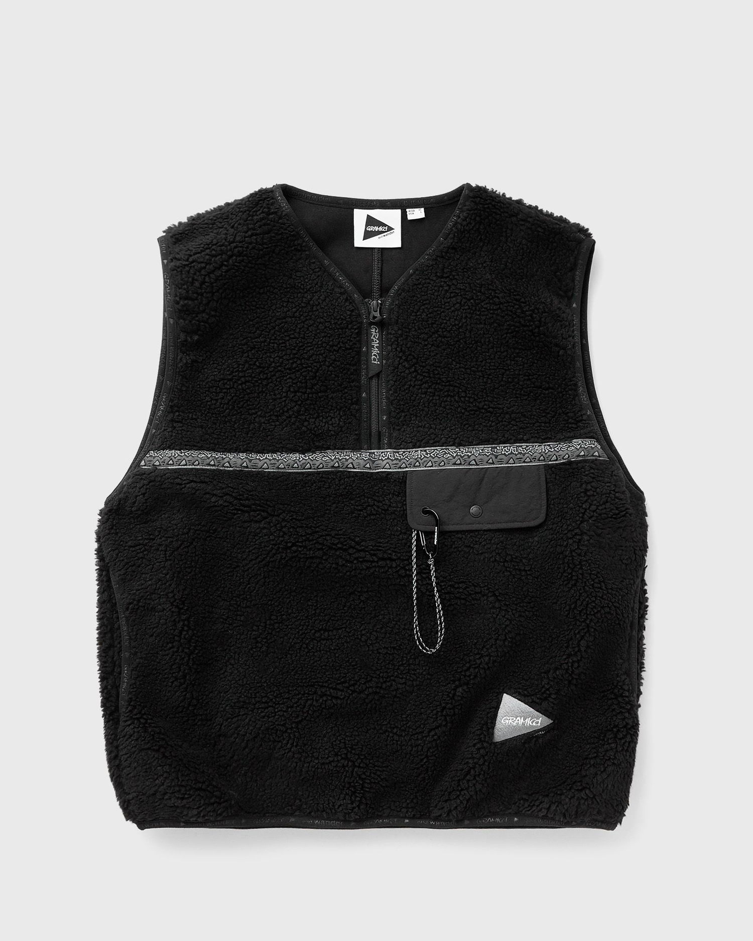 Telovnik GRAMICCI Fleece Vest with Chest Pocket Črna | GUJ4-F3006-M-BLACK, 0