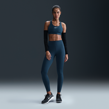 Pajkice Nike Swift 7/8 Running Leggings with High Waist and Pockets Modra | HJ2252-478, 1
