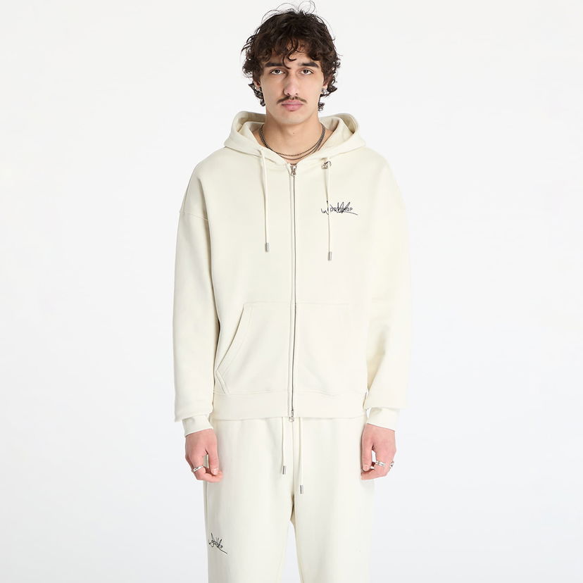 Pulover Footshop FTSHP Everyday Zip Hoodie Bež | FTSHP_438