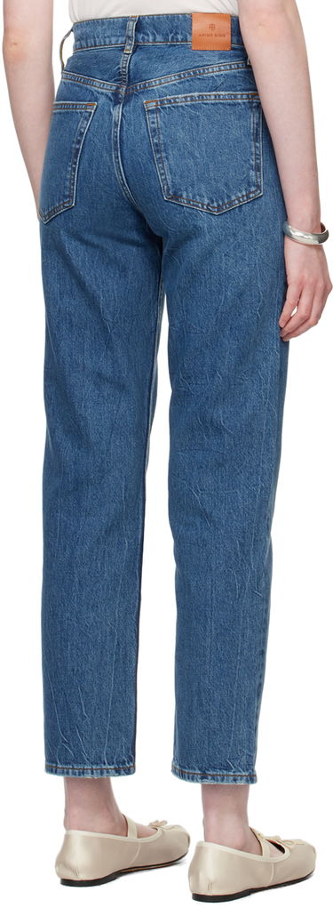 Kavbojke Anine Bing ANINE BING Benson Straight Jeans Modra | A-06-10010-WHD20, 2