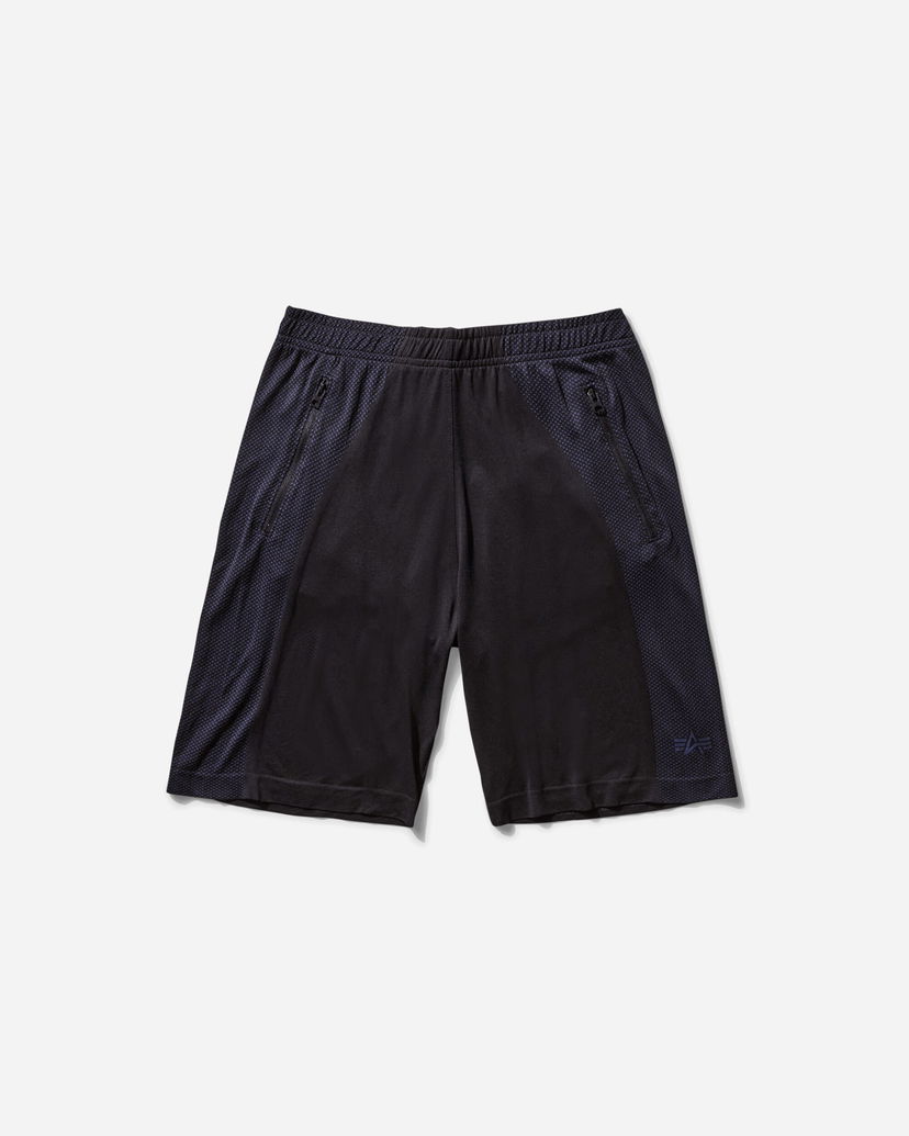 Kratke hlače Alpha Industries UV Seamless Shorts Črna | 756361 03