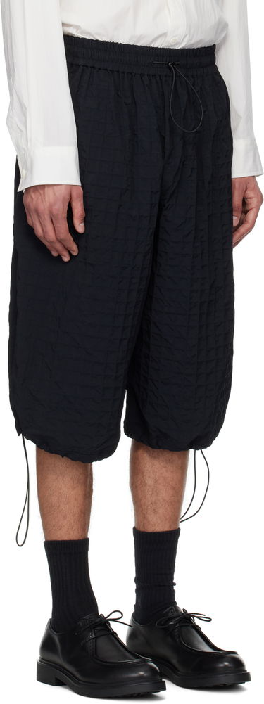 Kratke hlače sage NATION SAGE NATION Factor Textured Drawstring Shorts Črna | S108 FACTOR SHORTS, 1