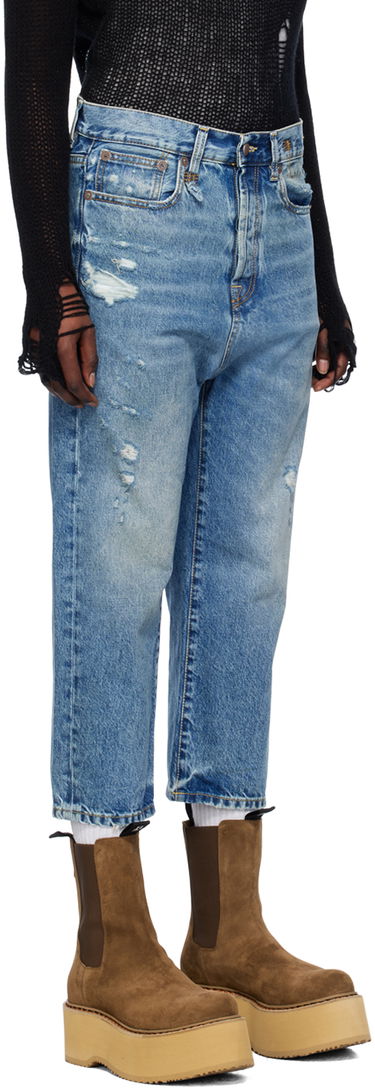 Kavbojke R13 R13 Tailored Drop Jeans Modra | R13W6452-969A, 1