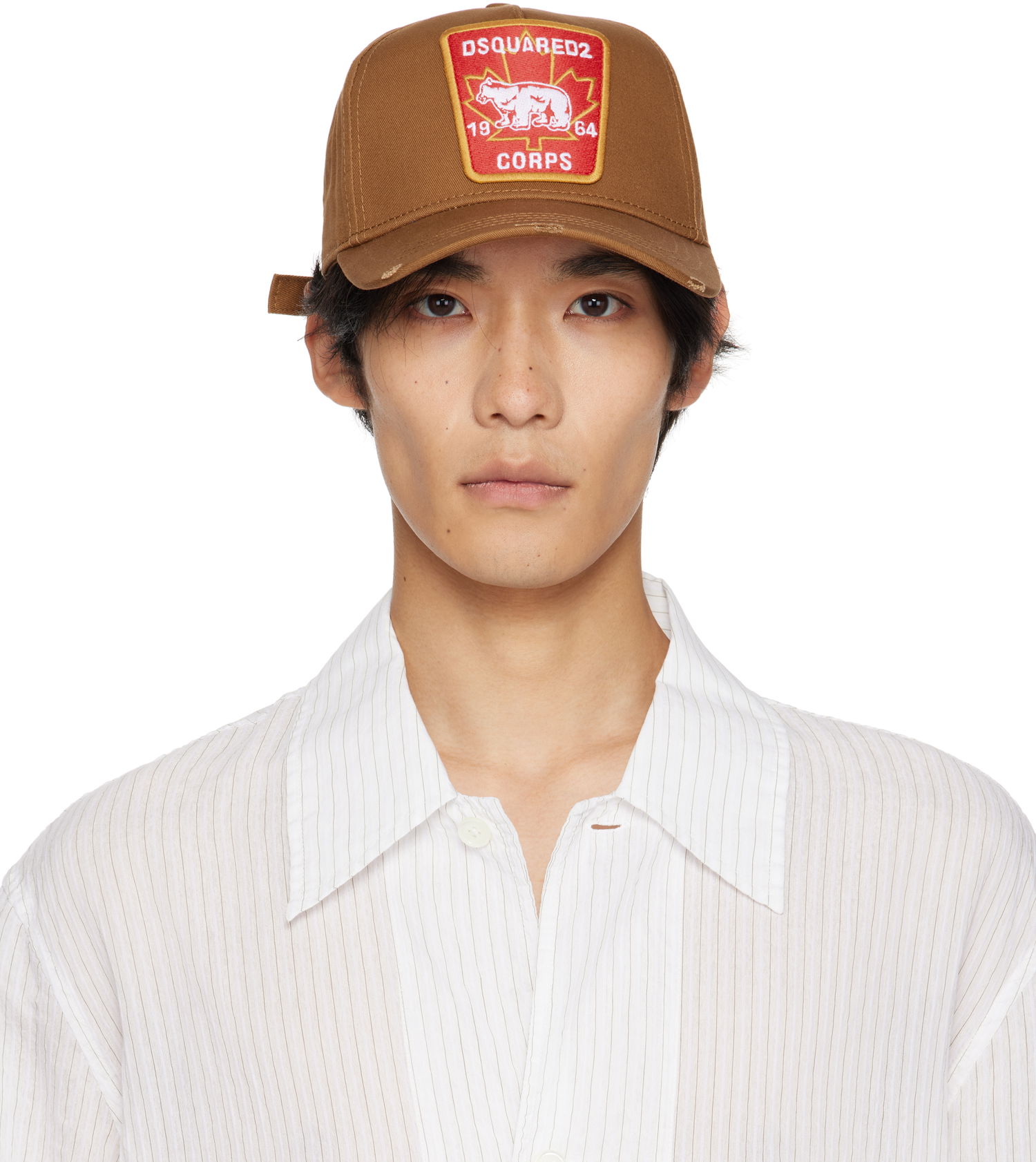 Kapa DSQUARED2 Dsquared2 Canadian Patch Baseball Cap Rjava | BCM0367_05C00001_5092, 0