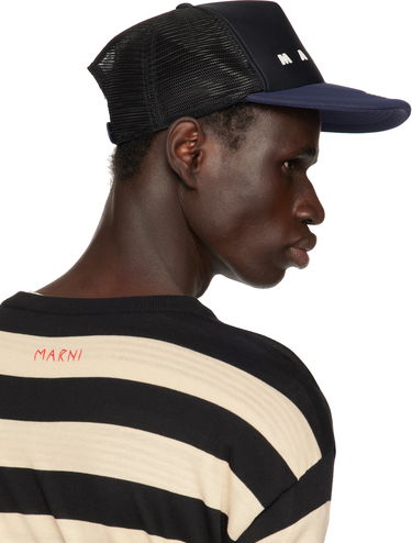 Kapa Marni Marni Logo Trucker Hat Črna | CLZC0141P1 UAN100, 2
