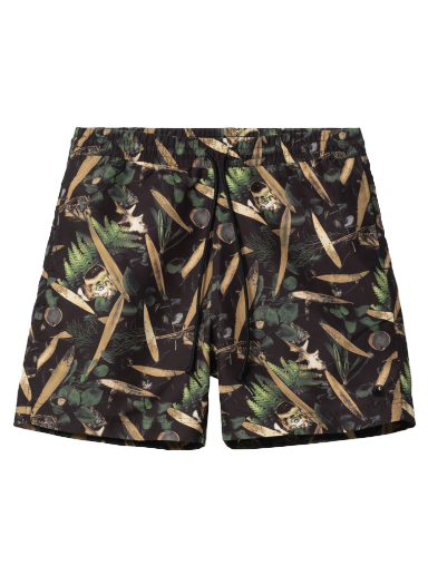 Kopalke Carhartt WIP Slater Swim Trunks "Lumen Print/Black" Črna | I031536_1HC_XX