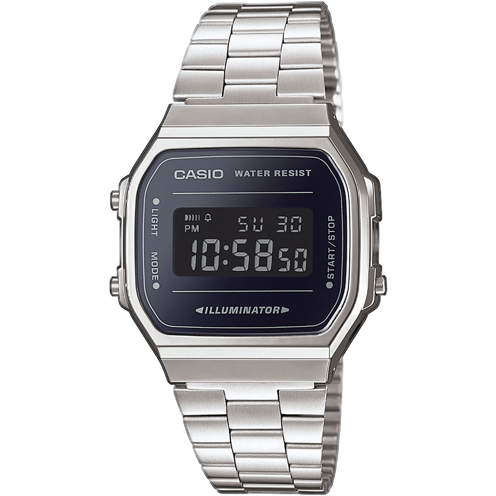 Ure CASIO Vintage A168WEM-1EF Kovinski | A168WEM-1EF, 0