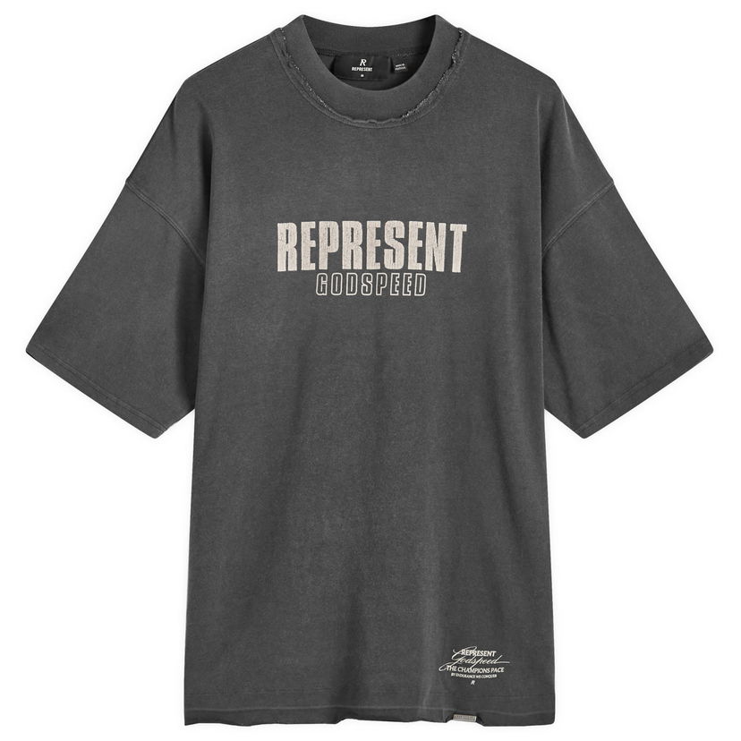 Majica Represent Clo Godspeed T-Shirt Aged Črna | MLM4222-210