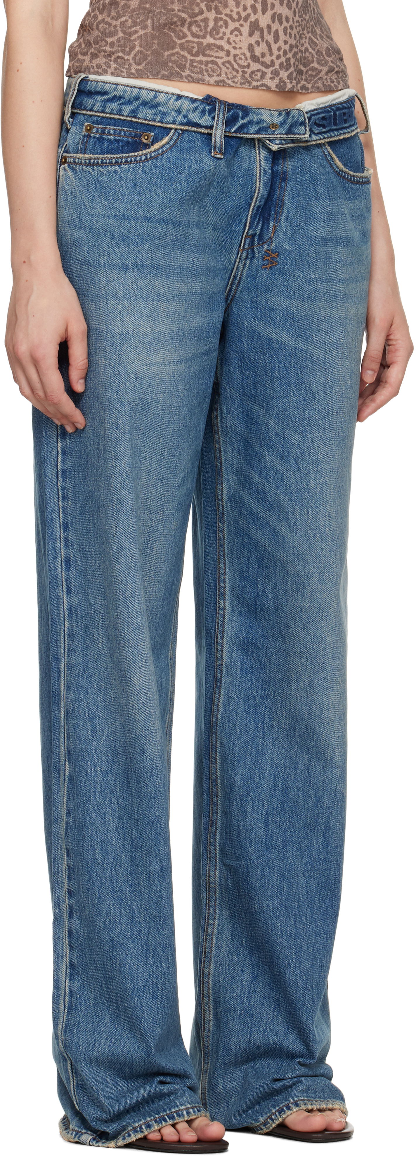 Kavbojke Ksubi Low Rider Flip Jeans Modra | WPF25DJ014, 1