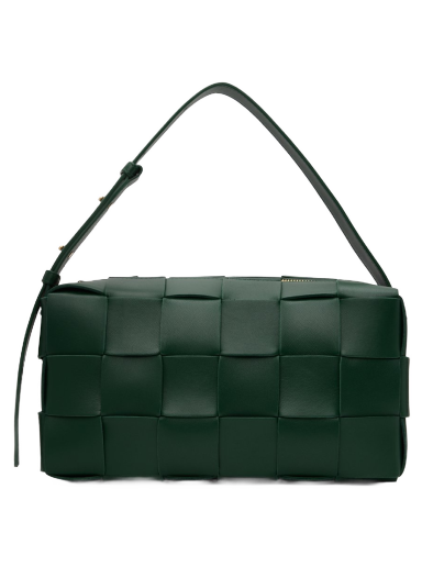 Torba za čez ramo Bottega Veneta Brick Cassette Bag Zelena | 709360 VMAY1