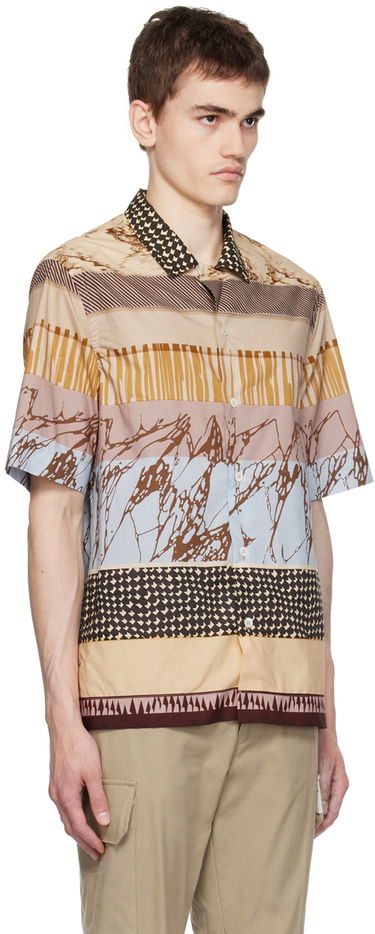 Srajce Paul Smith Paul Smith Assembled Stripe Pattern Shirt Večbarvna | M1R-905U-L02114, 1