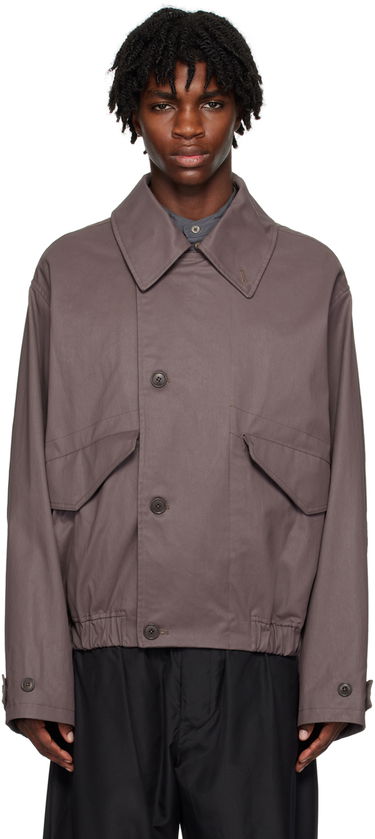Bomber jakna LEMAIRE Boxy Button-Up Jacket Siva | OW1019 LF1133, 0