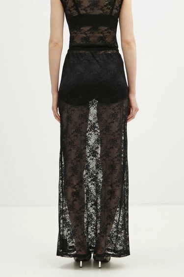 Krila Ksubi KSUBI Veneda Slip Maxi A-Line Skirt Črna | WPS25SK004, 2