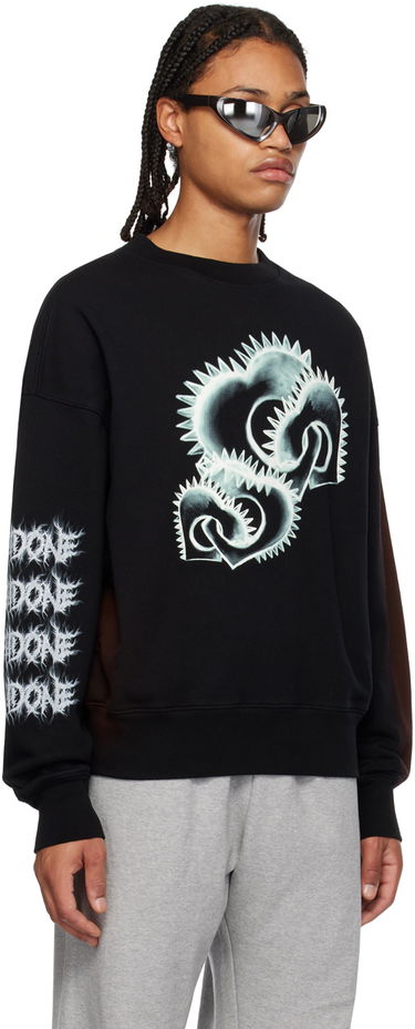 Pulover We11done We11done Crewneck Sweatshirt Črna | WD-TS3-23-710-U-BK, 1