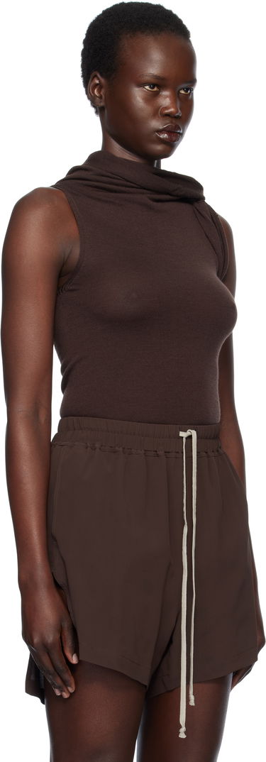Majica brez rokavov Rick Owens Rick Owens Hollywood Banded Tank Top Bež | RP01E7666 M, 4