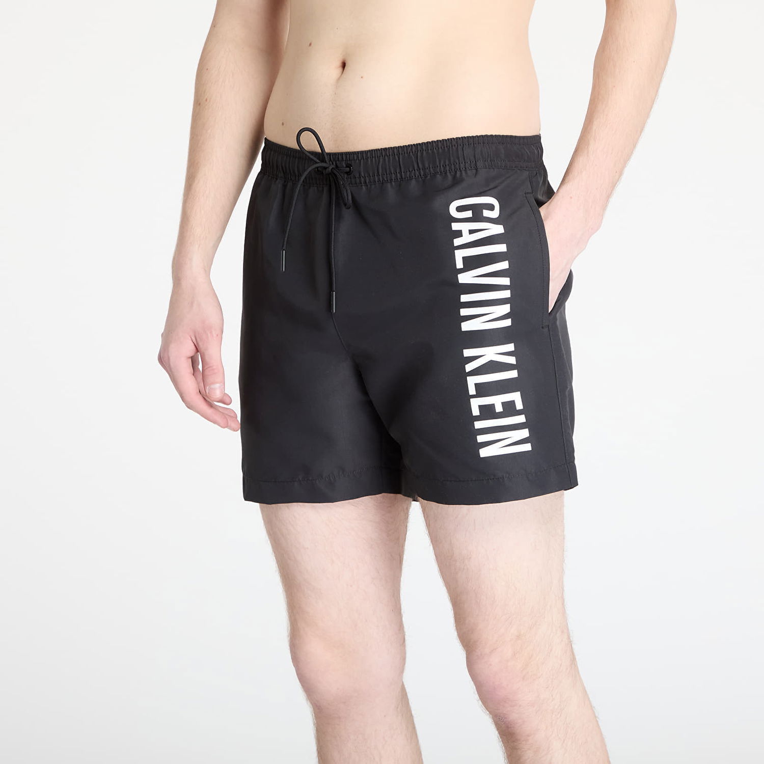 Kopalke CALVIN KLEIN Calvin Klein Jeans Medium Drawstring Boardshorts Črna | KM0KM01092 BEH, 1