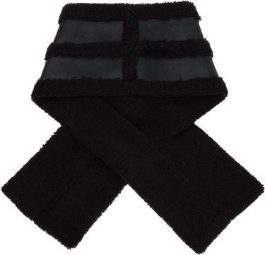 Šala OUR LEGACY Our Legacy Blizzard Faux Leather and Shearling Scarf Črna | A4258BDA, 1