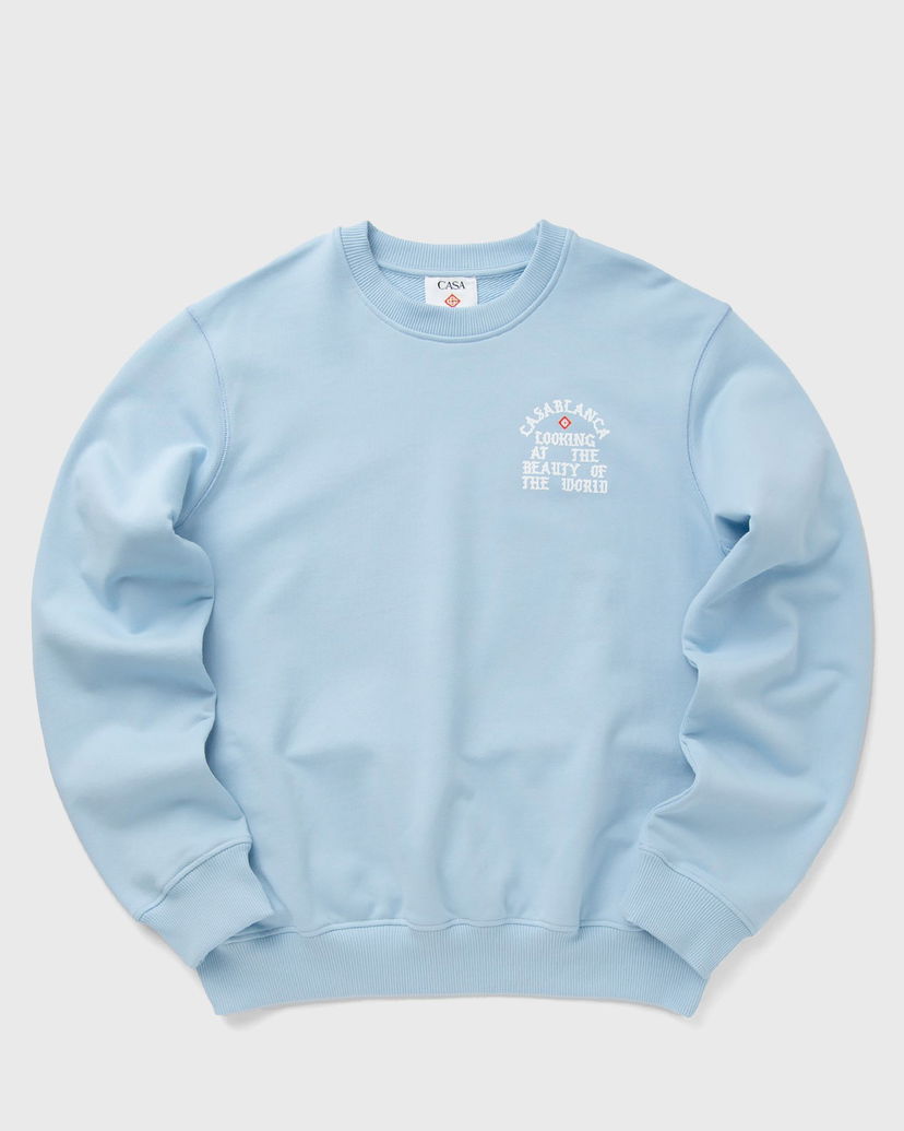 Pulover Casablanca Casablanca Looking At The Beauty Of The World Sweatshirt Modra | MS25-JTP-293-03