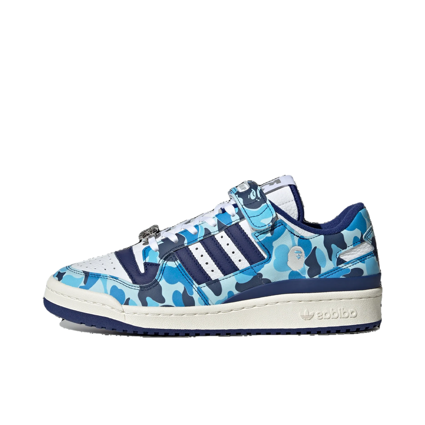 Superge in čevlji adidas Originals BAPE x Forum Low 84 30th Anniversary "Blue Camo" Modra | ID4772