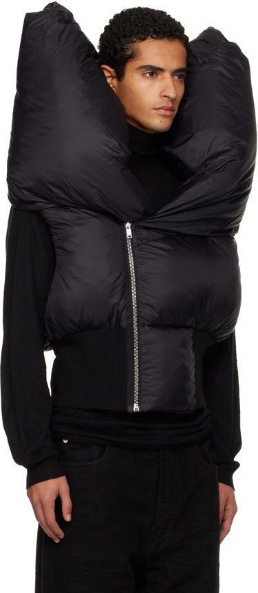 Telovnik Rick Owens Concordians Anubis Padded High-Collar Vest Črna | DU02E7790 NP, 1