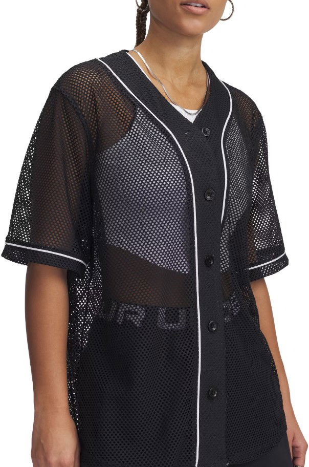 Dres Under Armour Under Armour Sportstyle Mesh Baseball Jersey Črna | 1389637-001
