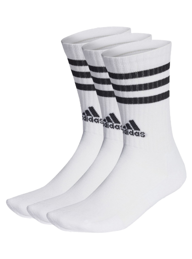 Spodnje perilo in nogavice adidas Originals Socks 3S Cushioned Crew Bela | ht3458