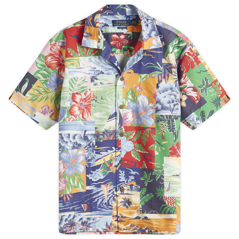Srajce Polo by Ralph Lauren Ralph Lauren Patchwork Beach Vacation Shirt Večbarvna | 710964762001