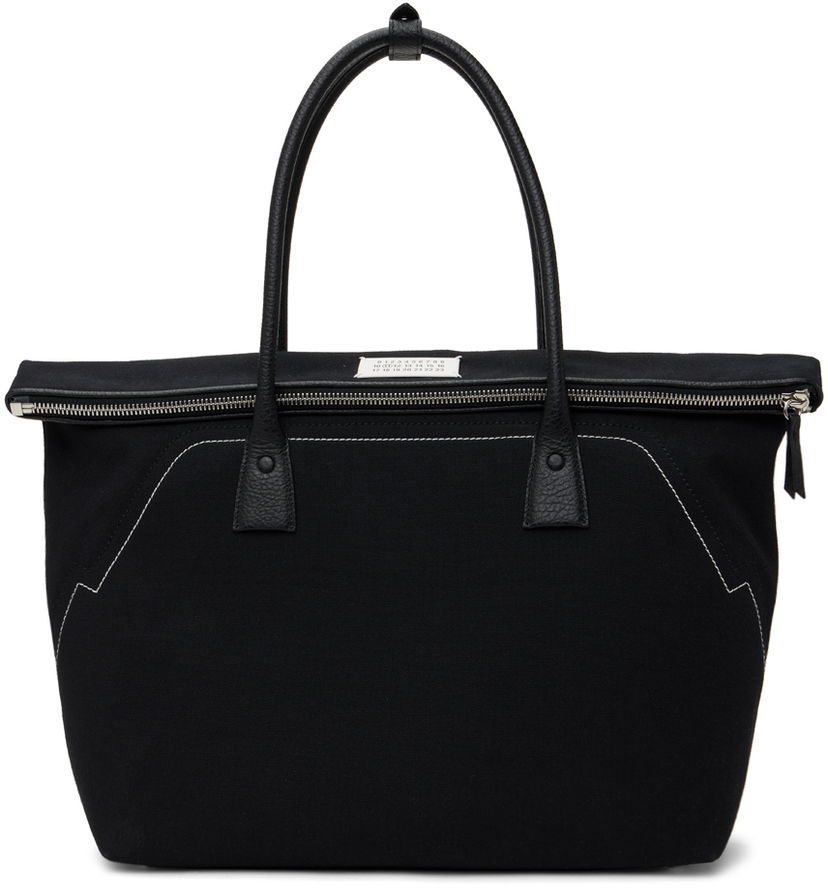 Tote bag Maison Margiela 5AC Shopping Large Tote Bag Črna | SB1WC0013 P4348