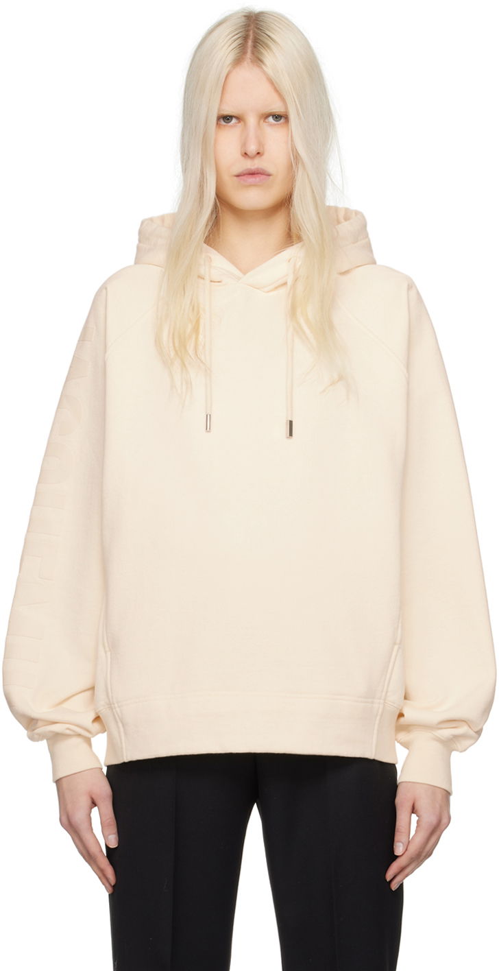 Pulover Jacquemus Off-White Les Classiques 'Le Hoodie Typo' Bež | 24E245JS234-2341