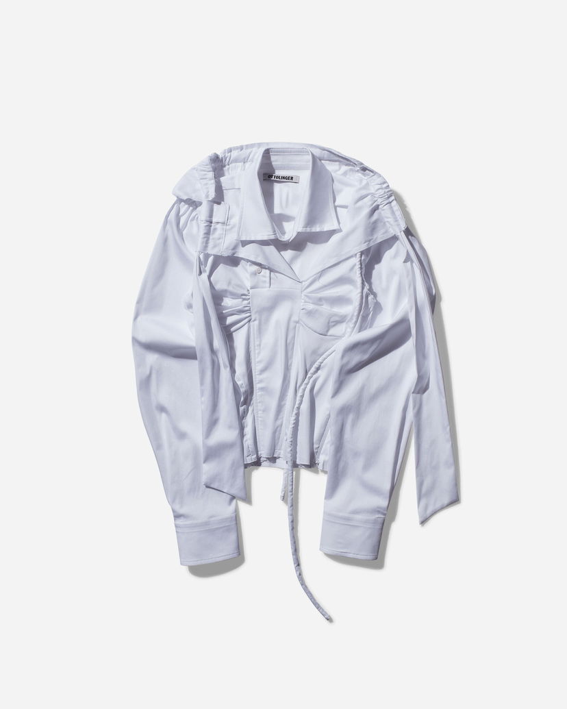 Srajce Ottolinger Lavallière Shirt Bela | 2211010300 WHT