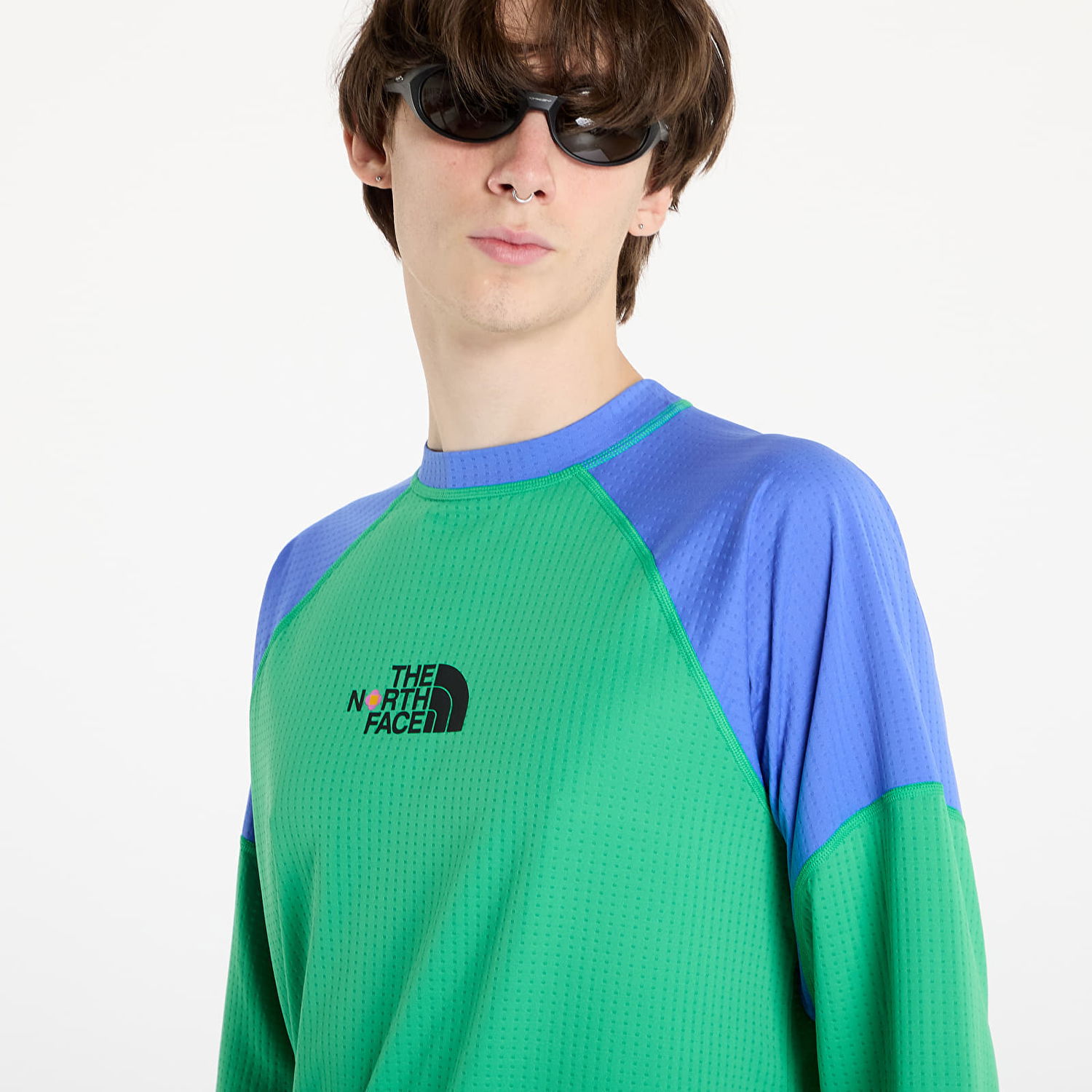Majica The North Face Yinka Ilori x Long Sleeve Tech Tee Optic Emerald Zelena | NF0A89GMPO81, 1