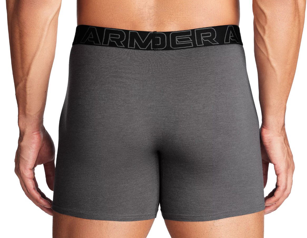 Boksarice Under Armour Perf Cotton 6in-GRY Siva | 1383889-025, 1