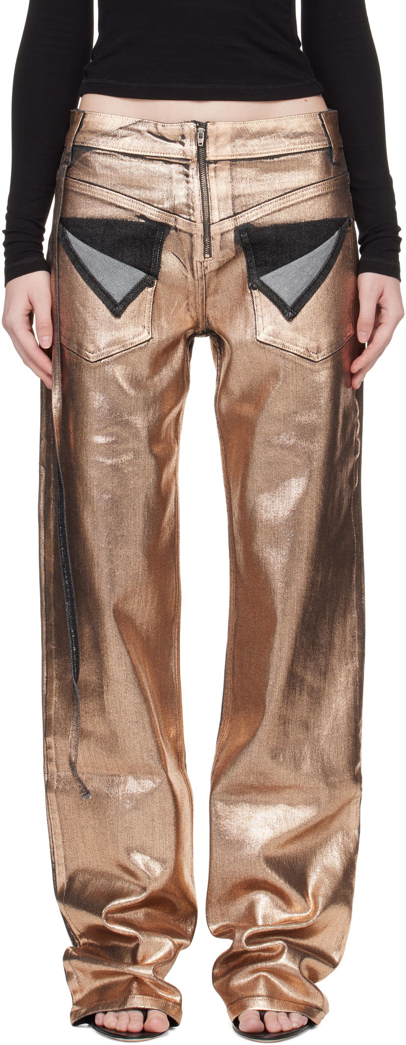 Kavbojke Ottolinger Ottolinger Loose-Fit Jeans Kovinski | 117-202817-01