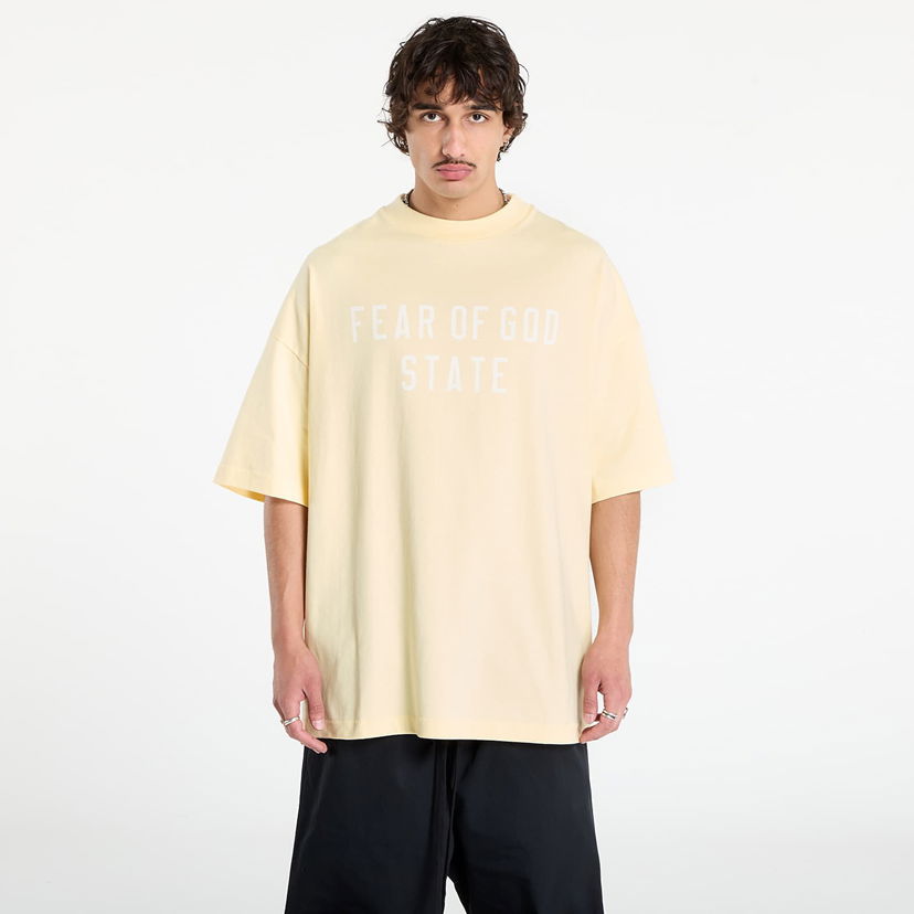 Majica Fear of God Fear of God Essentials 90's Short Sleeve T-Shirt Rumena | 125SP254478F-122