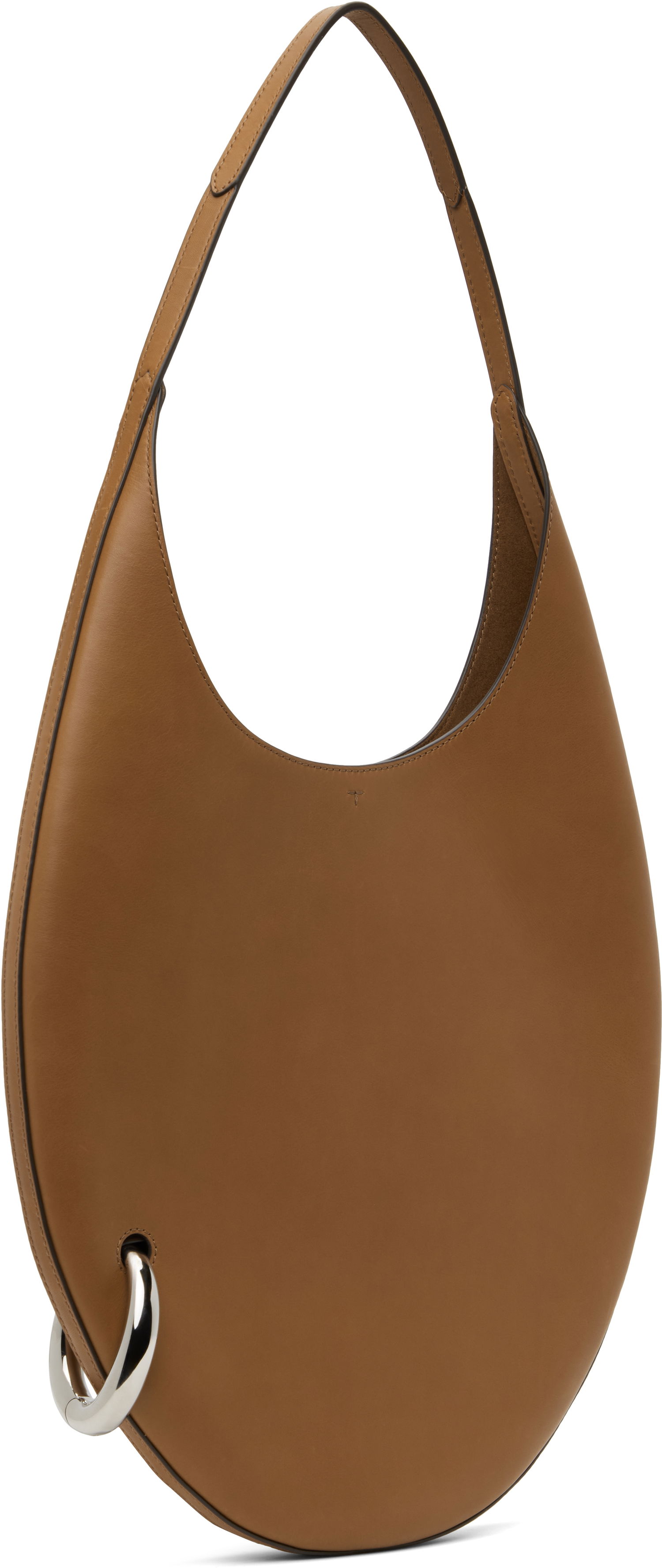 Torba za čez ramo Tory Burch Tory Burch Pierced Shoulder Bag Rjava | 171566-200, 1