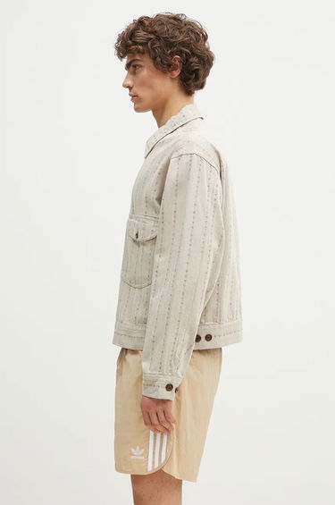 Jakna Human Made Herringbone Zip-Up Work Jacket Bež | HM28JK014, 1